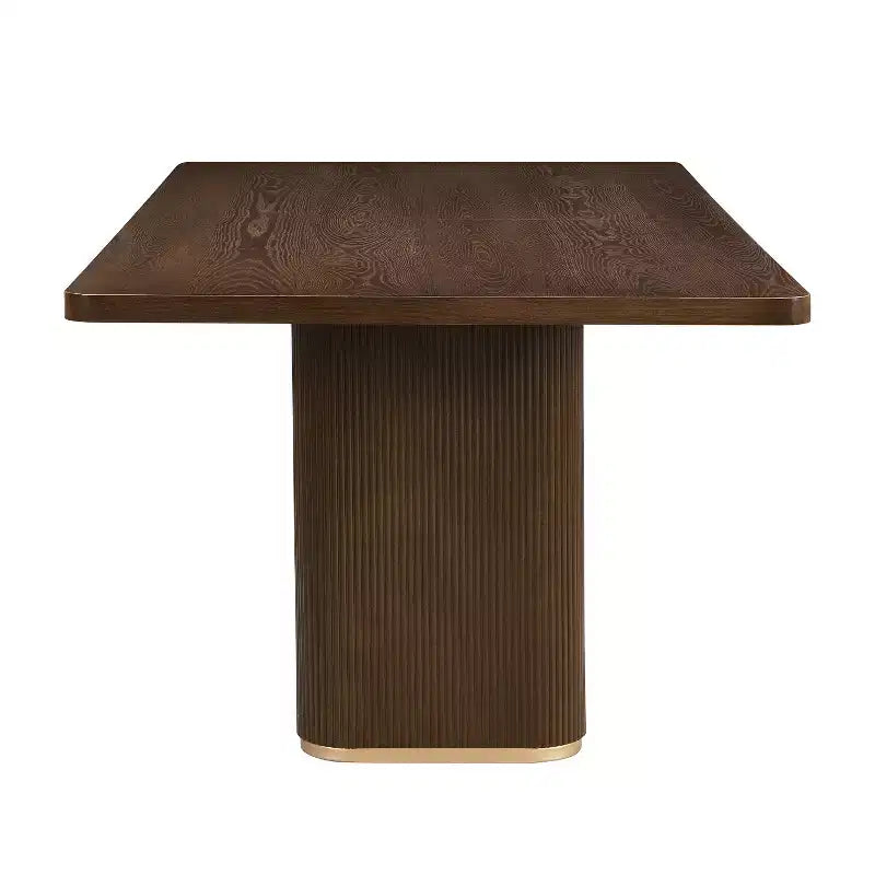 Ensemble de salle à manger moderne de 7 pièces en bois et métal Yodsak de Christopher Knight Home avec chaises pivotantes à 180°