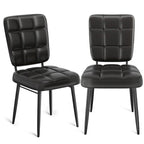 Chaises de salle à manger modernes, lot de 2/4/6/8, chaises de cuisine rembourrées avec coussin épais pour salle à manger