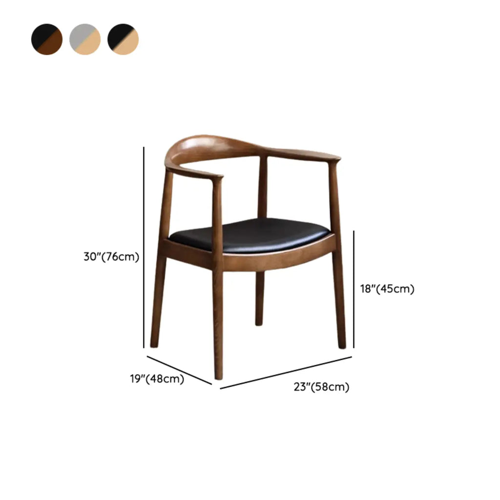 Sedia da pranzo scandinava in legno curvato con seduta intrecciata e braccioli