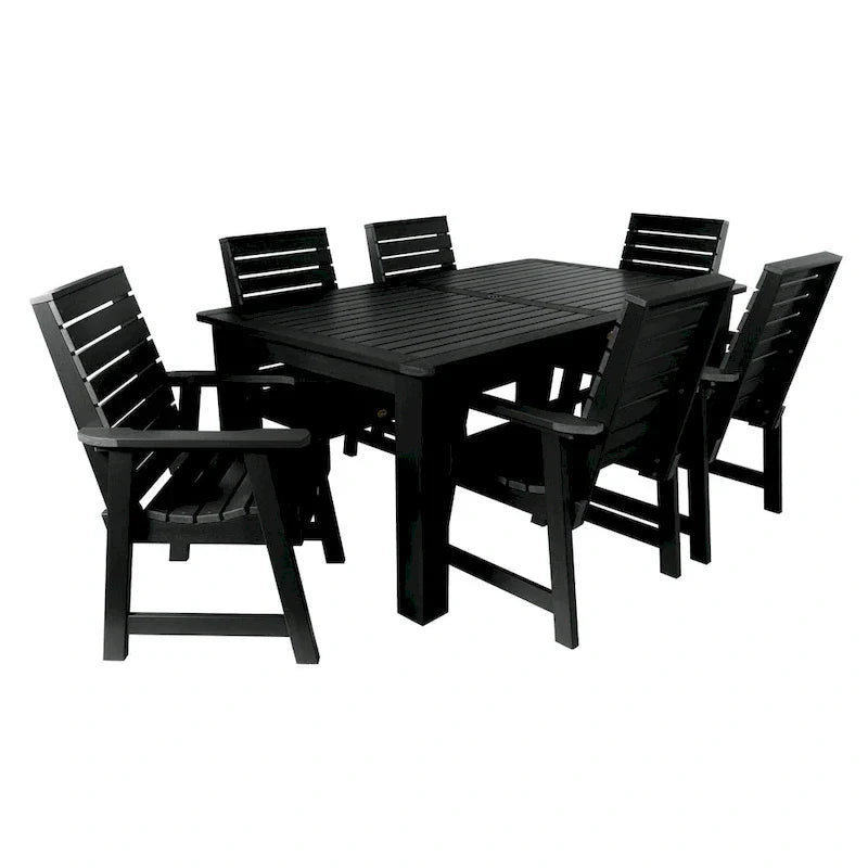 HIGHWOOD PROFESSIONAL 7- Piece Outdoor Dining Set 42x72