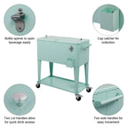 Glacière en fer avec revêtement pulvérisé de 80 QT et étagère