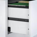 Bureau d’angle Echo en L avec surmeuble et tiroirs