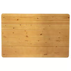 Mesa de jantar retangular Flash Furniture, 46 x 30, em pinho maciço