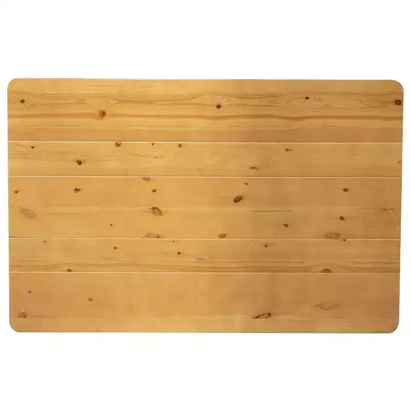 Mesa de jantar retangular Flash Furniture, 46 x 30, em pinho maciço
