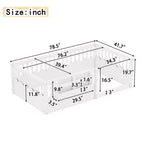 Lit cabane Montessori simple en bois Bellemave pour enfants, avec barrière surélevée et bibliothèque, pour filles et garçons