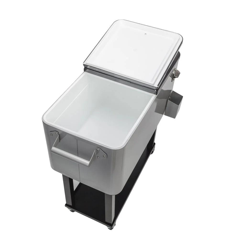 Glacière en fer avec revêtement pulvérisé de 80 QT et étagère
