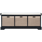 Panca contenitore SAFAVIEH Fiorello con 3 cassetti e cuscino - 47.3 W x 15 L x 19 H - 47Wx15Dx19H