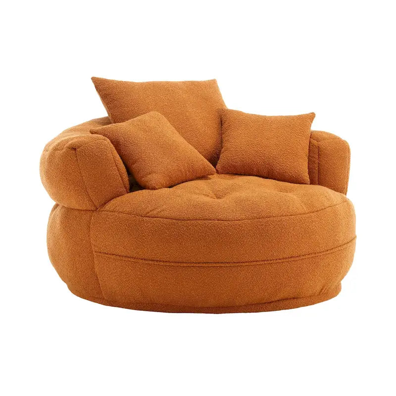 Poltrona rotonda relax ?C bianco/blu/grigio/giallo/arancione/rosso rosa/blu navy/verde, posto singolo e doppio