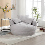 Poltrona rotonda relax ?C bianco/blu/grigio/giallo/arancione/rosso rosa/blu navy/verde, posto singolo e doppio