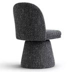 Set aus 6 modernen, um 360° drehbaren, armlehnenlosen Esszimmerstühlen mit Sockelbasis, eleganten Akzentstühlen für Küche, Esszimmer oder Büro – Panipeachy