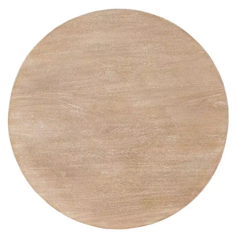 Tavolino da caffè rotondo Royal Hampton da 32" con piano e base a slitta aperta