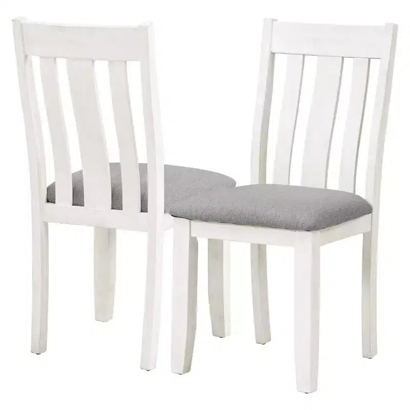 Ensemble de table à manger extensible de style champêtre pour 6 personnes, table rectangulaire et 6 chaises rembourrées