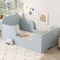 Letto da pavimento a forma di orso Okak per bambini dai 3 ai 6 anni, struttura per letto da bimbo con sponda di sicurezza, grazioso letto per bambini a forma di animale