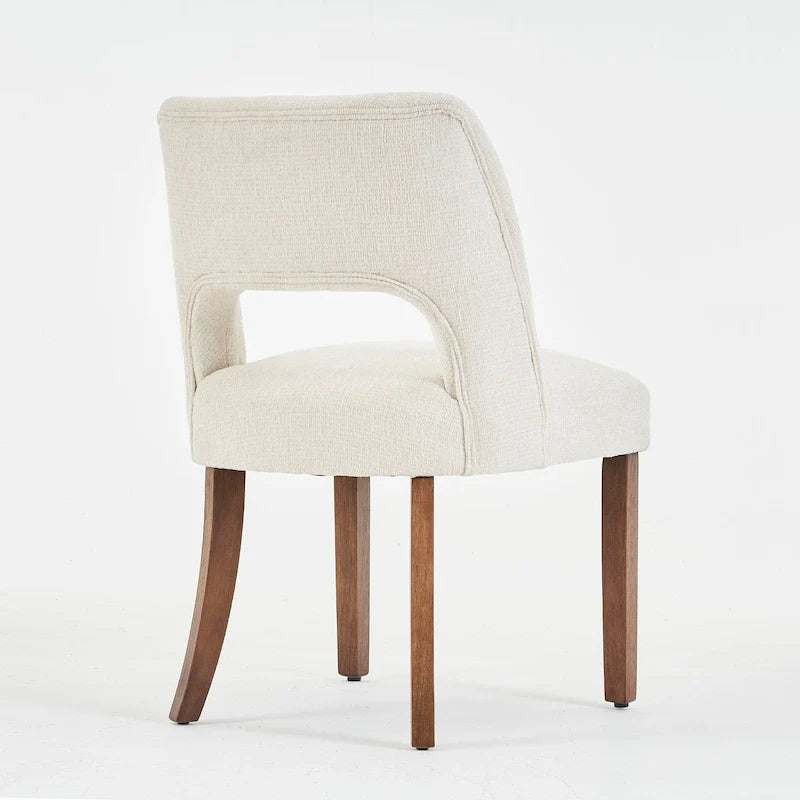 Set of 4 Fabric-upholstered Dining Chairs