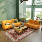 Canapé de sol moelleux, fauteuil poire relax pour salon