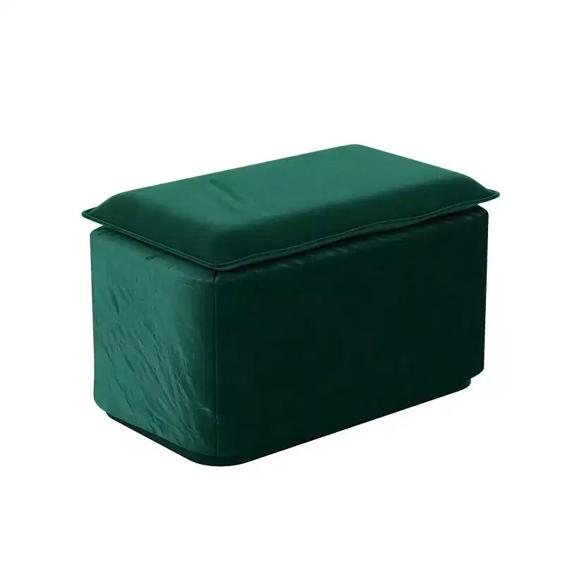 Canapé-lit escamotable et convertible Whisen en velours, format très grand lit, 3-en-1, avec ottoman amovible et design capitonné
