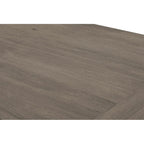 Set da pranzo rustico grigio allungabile Best Quality Furniture da 9 pezzi