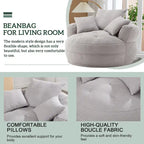 Poltrona rotonda relax ?C bianco/blu/grigio/giallo/arancione/rosso rosa/blu navy/verde, posto singolo e doppio