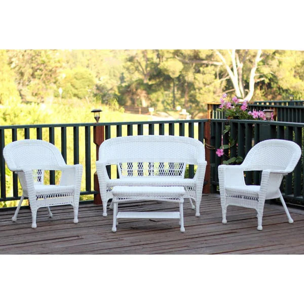 Wicker Patio 4-piece Conversation Set