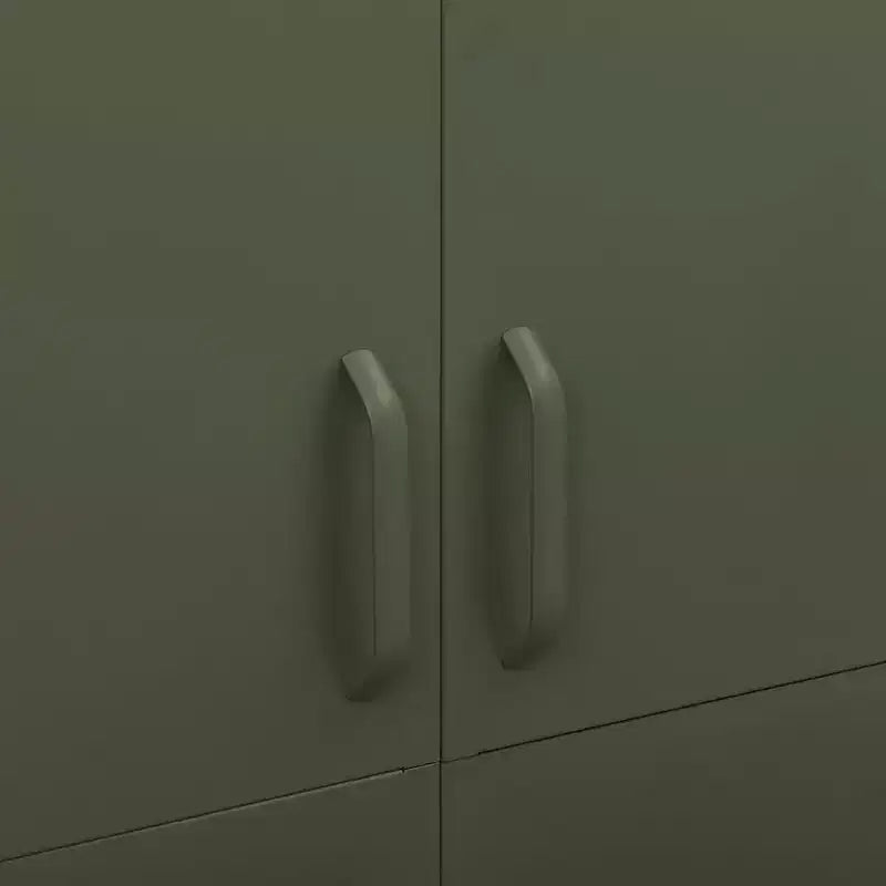 vidaXL kledingkast olijfgroen 35.4x19.7x70.9 staal