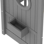 Cadre de lit plateforme en forme de maison, format une place et demie/double, lit cabane au sol pour tout-petit, lit Montessori pour enfant, lit maison de jeu avec étagère de rangement – ModernLuxe