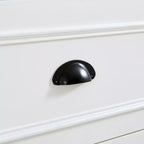 Armoire garde-manger indépendante Whisen de 71 po de hauteur, grand meuble de rangement pour salle à manger avec 4 portes pliantes, étagères et porte-bouteilles