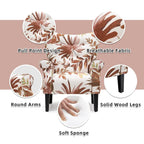 Fauteuil d’appoint moderne Erommy, fauteuil à dossier haut, canapé une place en tissu rembourré avec boutons et pieds en bois pour le salon