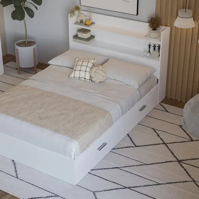 Postel Hunter s roštem a čelem