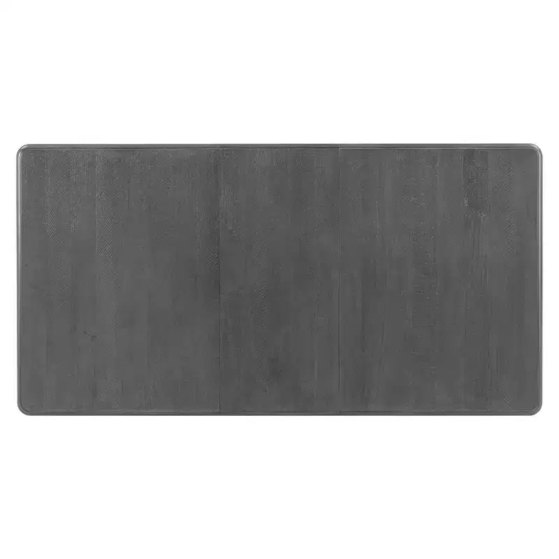 Ensemble de table à manger extensible de style champêtre pour 6 personnes, table rectangulaire et 6 chaises rembourrées