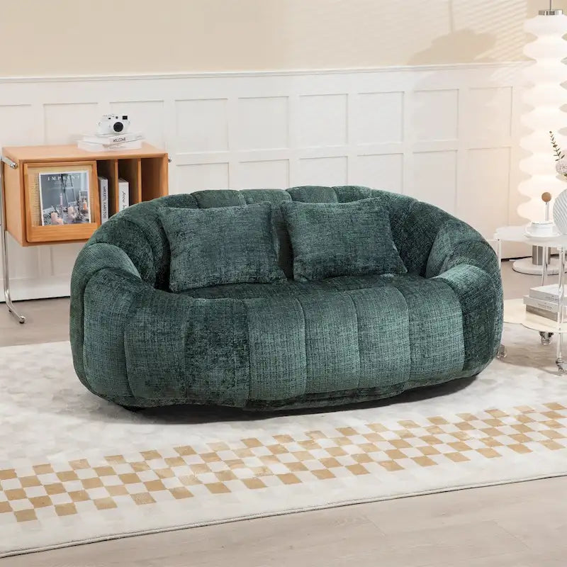 Chenille Bean Bag Chair Lazy Sofa