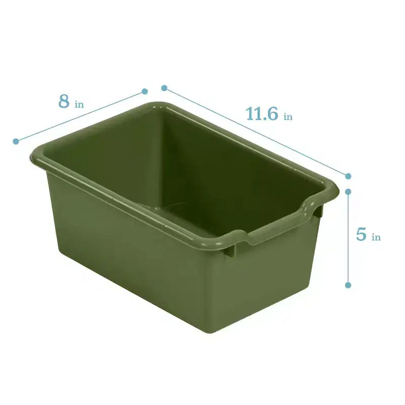 Mobiletto mobile con vassoi e 15 contenitori frontali a vaschetta, 3x4, arredo per bambini
