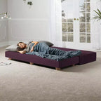 Lit de repos/lit d’appoint escamotable grand format – microvelours