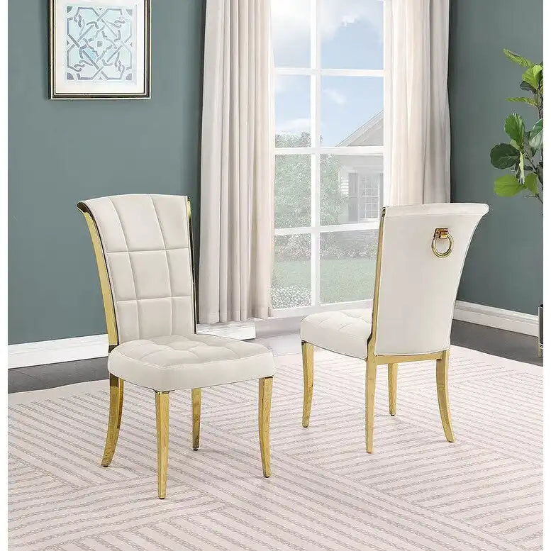 Best Quality Furniture D325-SC324-7 5 Piece Round Dining Set