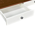 Set da pranzo in legno da 6 pezzi con 4 sedie e panca, tavolo con cassetto