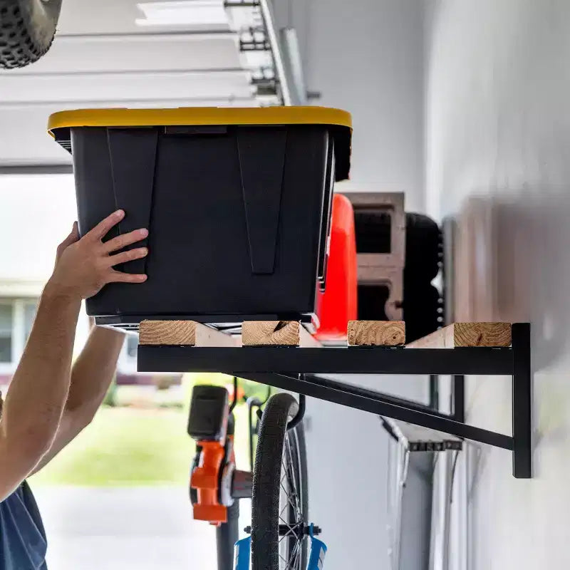 StoreYourBoard staffe per mensole da parete fai da te da 2' x 8' | Mensola da parete per garage ultraresistente