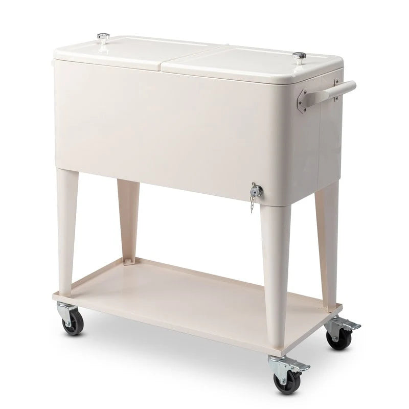 Glacière en fer avec revêtement pulvérisé de 80 QT et étagère
