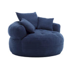 Poltrona rotonda relax ?C bianco/blu/grigio/giallo/arancione/rosso rosa/blu navy/verde, posto singolo e doppio