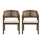 Christopher Knight Home - Cane Upholstered Dining Chair (Set of 2)