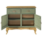 Grünes Buffet-Sideboard aus Holz