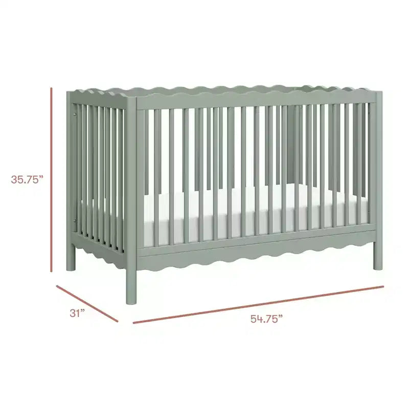 Lettino trasformabile Babyletto Swell 4-in-1 con kit di conversione in letto per bambini