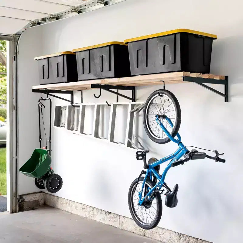 StoreYourBoard staffe per mensole da parete fai da te da 2' x 8' | Mensola da parete per garage ultraresistente