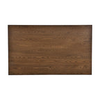 Set da pranzo in legno da 6 pezzi con 4 sedie e panca, tavolo con cassetto