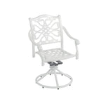 5-Piece Cast Aluminum Patio Dining Set with 4 Swivel Chair