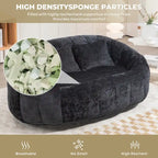 GDFStudio - Divano relax Laurel in ciniglia a 2 posti con schiuma ad alta densità e comfort extra-large