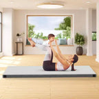 Materasso da campeggio in memory foam Costway con fondo antiscivolo e borsa da viaggio per dormire all’aperto, grigio/blu