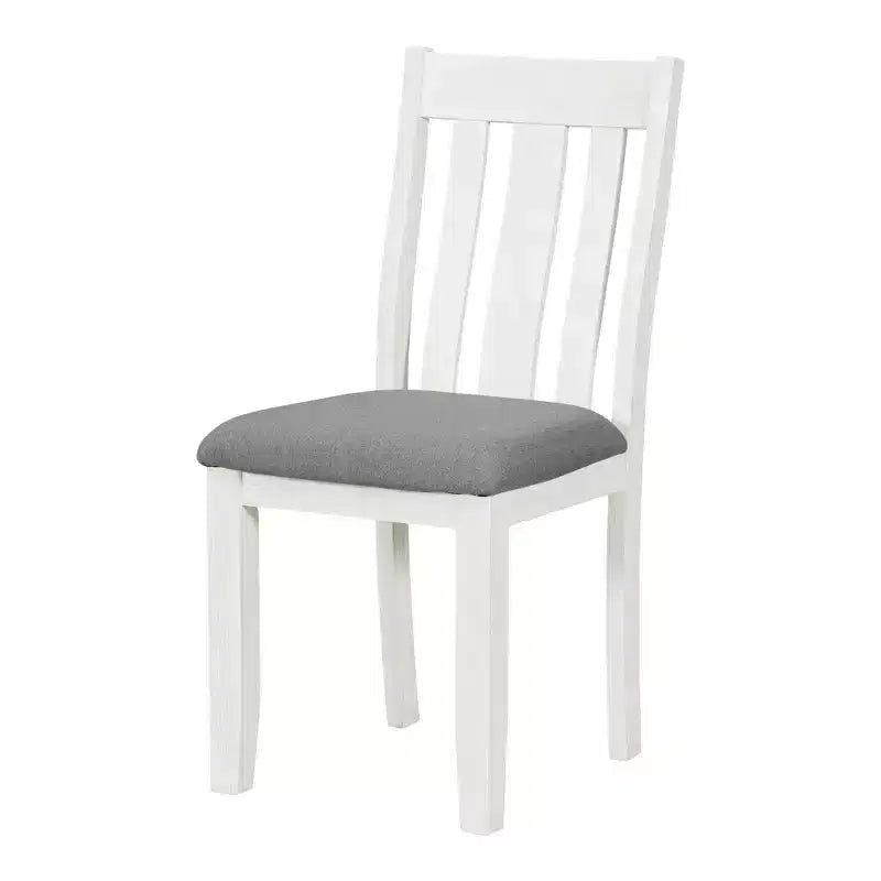 Ensemble de table à manger extensible de style champêtre pour 6 personnes, table rectangulaire et 6 chaises rembourrées