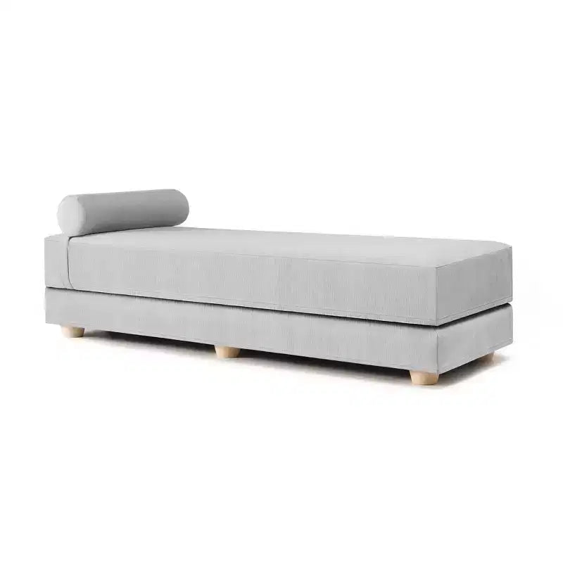 Lit de repos/lit d’appoint escamotable grand format – microvelours