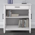 Key West Secretary Desk with Storage Cabinet by Bush Furniture