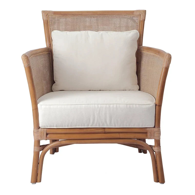 Fauteuil d’appoint Tatum en rotin