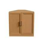 Meuble d’angle Dovelina avec étagères réglables, buffet, meuble à vin et meuble de cuisine et de salle à manger avec portes en bois - 31 po H x 31 po L, 36 po H x 31 po L